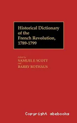 Historical dictionary of the French revolution, A-K