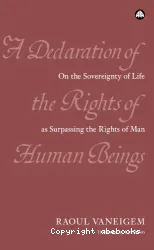 A declaration of the rights of human beings