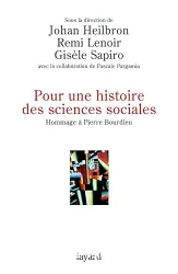 Pour une histoire des sciences sociales