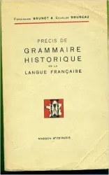 Précis de grammaire historique de la langue française