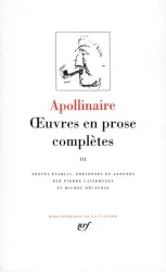 Oeuvres en prose complètes