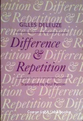 Difference and repetition