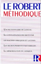 Le Robert méthodique