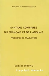 Syntaxe comparée du français et de l'anglais