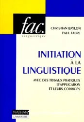 Initiation à la linguistique