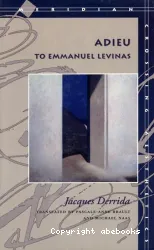 Adieu to Emmanuel Levinas