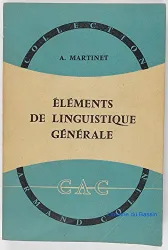 Eléments de linguistique générale