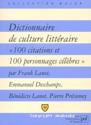 Dictionnaire de culture littéraire