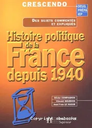 Histoire politique de la France depuis 1940