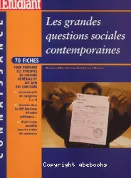 Les Grandes questions sociales contemporaines