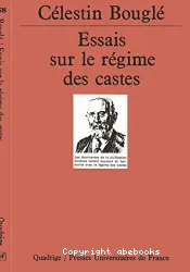 Essais sur le régime des castes