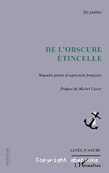 De l'obscure étincelle