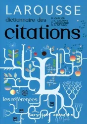 Dictionnaire des citations françaises