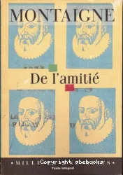 De l'amitié