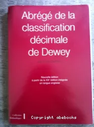 Abrégé de la classification décimale de Dewey