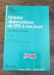 Histoire diplomatique de 1900 à nos jours