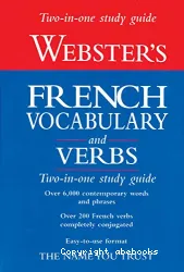 Webster's French vocabulary and verbs