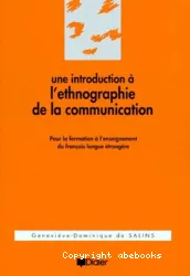 Une introduction à l'ethnographie de la communication