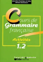 Cours de grammaire fraçaise