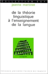 De la théorie linguistique à l'enseignement de la langue