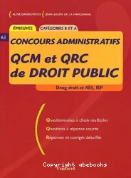 Concours Administratifs QCM et QRC de Droit Public