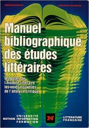 Manuel bibliographique des études littéraires