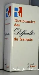 Dictionnaire des difficultés du français