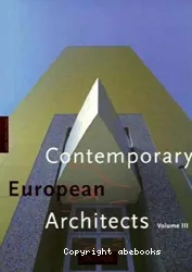 Contemporary European Architects Vol 3