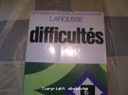 Dictionnaire des difficultés de la langue française