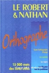 Le Robert & Nathan orthographe