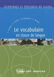 Le vocabulaire en classe de langue