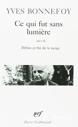 Ce qui fut sans lumière