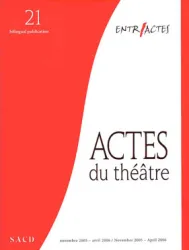 Actes du théâtre