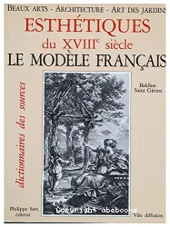 Esthétiques du XVIIIe siècle