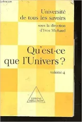 Qu'est-ce que l'Univers?