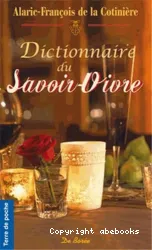 Dictionnaire du savoir vivre