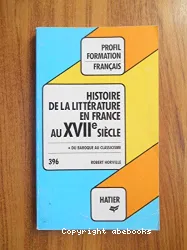 Histoire de la littérature en France au XVII siècle