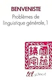 Problèmes de linguistique générale