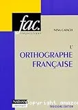 L'orthographe française