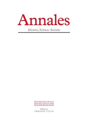 Annales Histoire, Sciences Sociales - N° 3, Juillet-Septembre