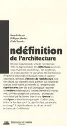 L'indéfinition de l'architecture